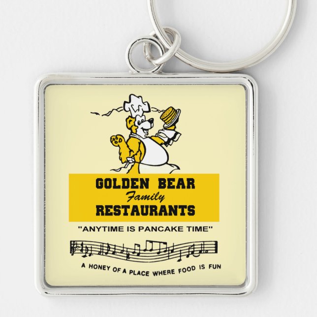 Golden Bear Restaurants of Illinois Key Ring (Front)