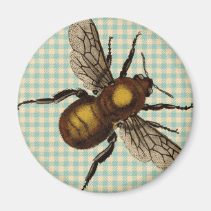 Golden Bee Art Magnet