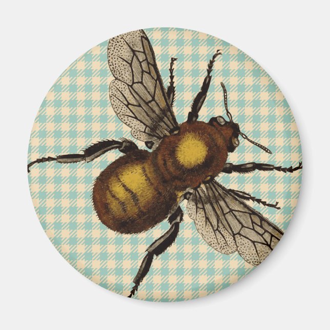 Golden Bee Art Magnet (Front)