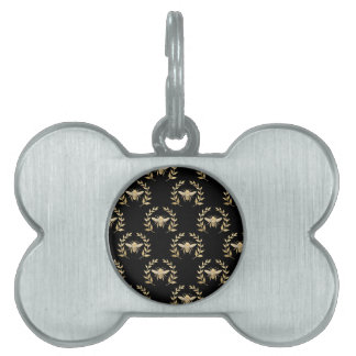 Golden Bee Pet ID Tag