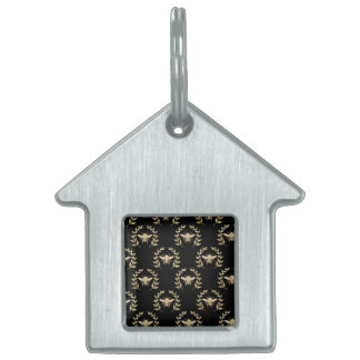 Golden Bee Pet ID Tag