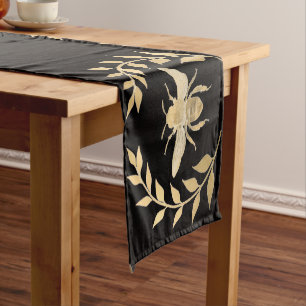 Golden Bee Short Table Runner