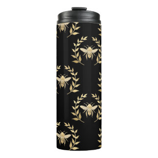 Golden Bee Thermal Tumbler