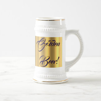 Golden Beer! on golden design #8 Beer Stein