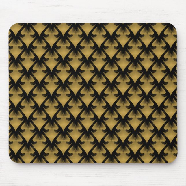 Golden Beige Metropolitan Glam Mousepad (Front)