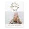 Golden Believe | Pretty Wreath Holiday Card