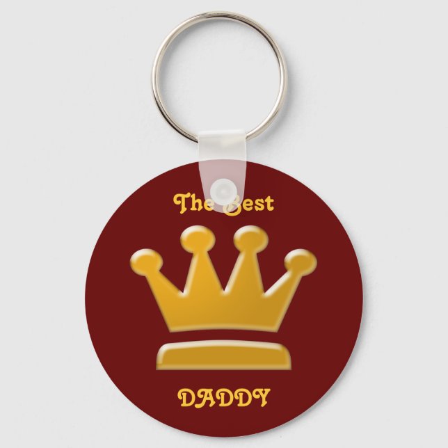 Golden Best Daddy Keychain (Front)