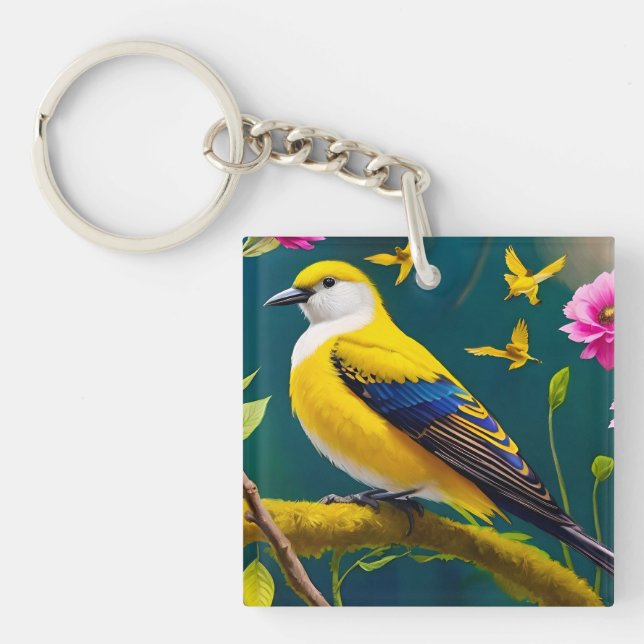 Golden Bird Key Ring (Front)