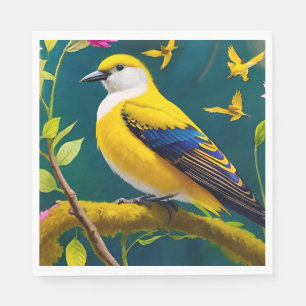 Golden Bird Napkin