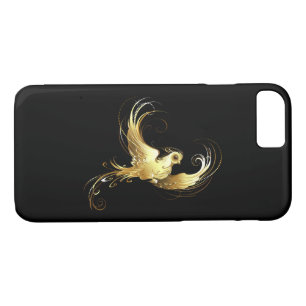 Golden Bird on Black Background Case-Mate iPhone Case