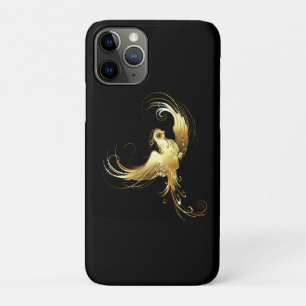 Golden Bird on Black Background Case-Mate iPhone Case