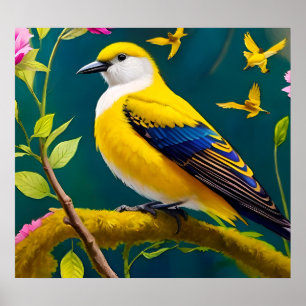 Golden Bird Poster