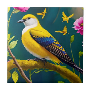 Golden Bird Tile