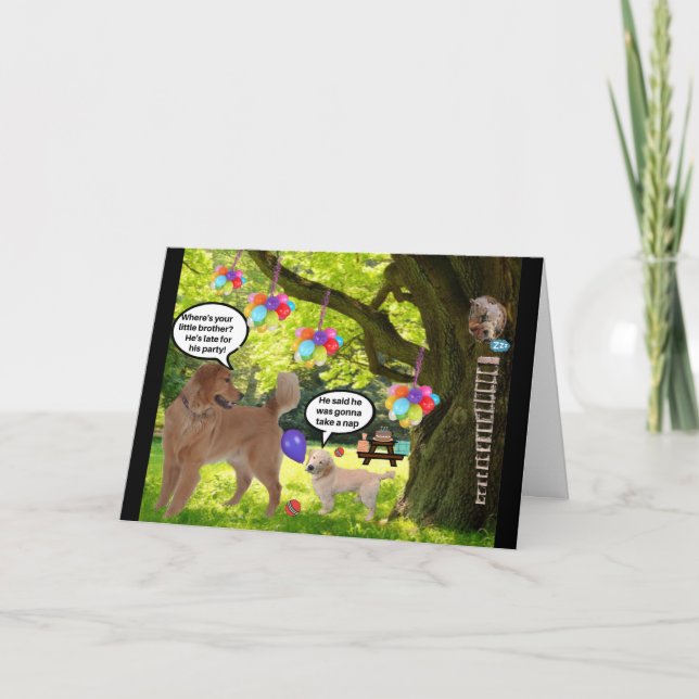 Golden Birthday Card (Front)