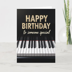 Golden Birthday Message Card