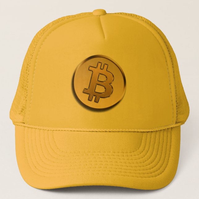 Golden Bitcoin Hat (Front)