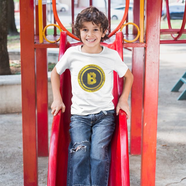 Golden Bitcoin T-Shirt (Creator Uploaded)