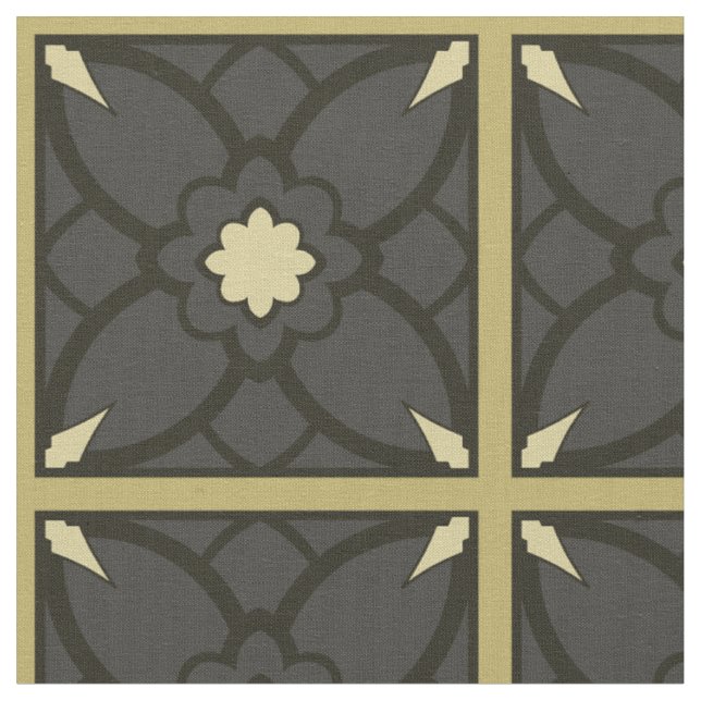 Golden Black Fabric (Close Up)