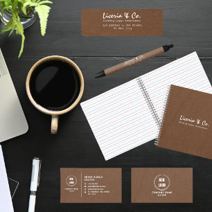 Golden & Black Plain Business Card