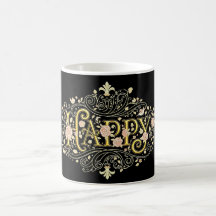 Golden Bliss: Elegant Floral Happy