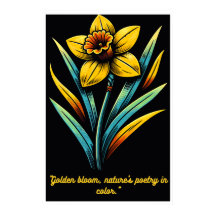 Golden Bloom: A Tribute to Nature's Poetry