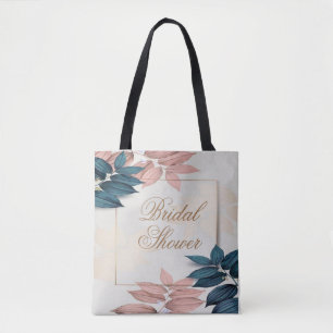 Golden Bloom Bridal Shower Tote Bag