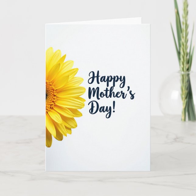 Golden Bloom Message Card (Front)