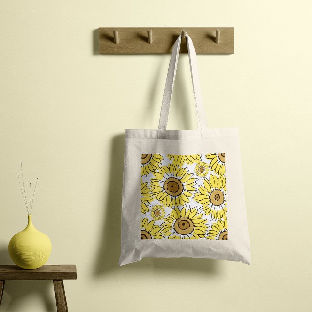 Golden Bloom Vibrant Yellow Tote Bag (Creator Uploaded)