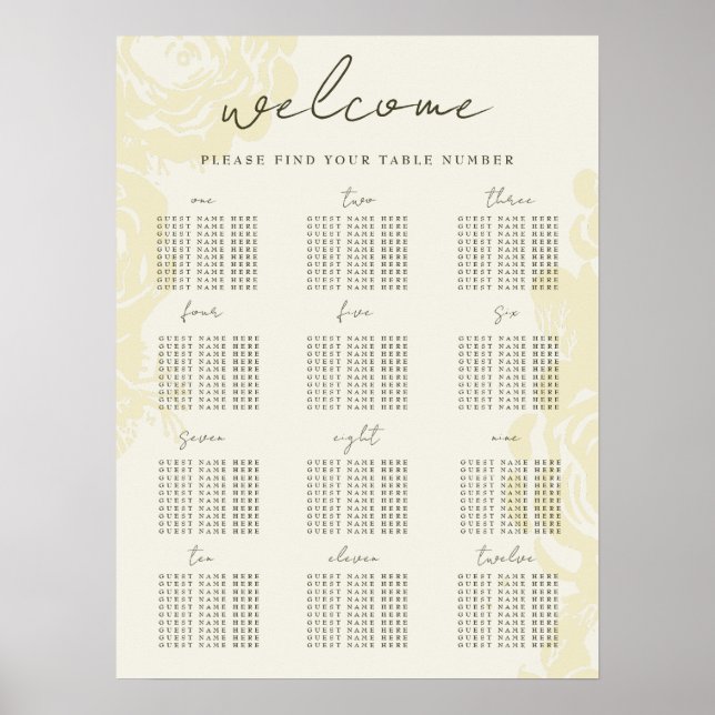 Golden Blooms Poster (Front)