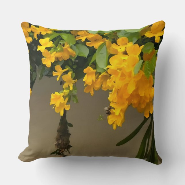 Golden Blossom Beauty Cushion (Front)