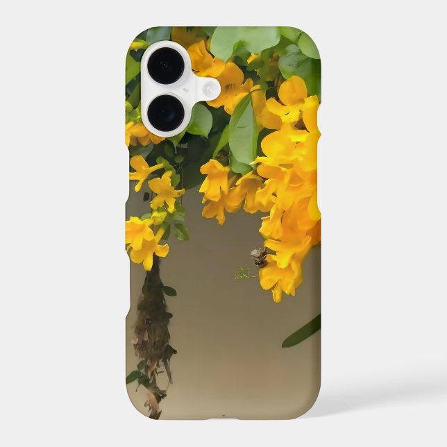 Golden Blossom Beauty iPhone Case (Back)