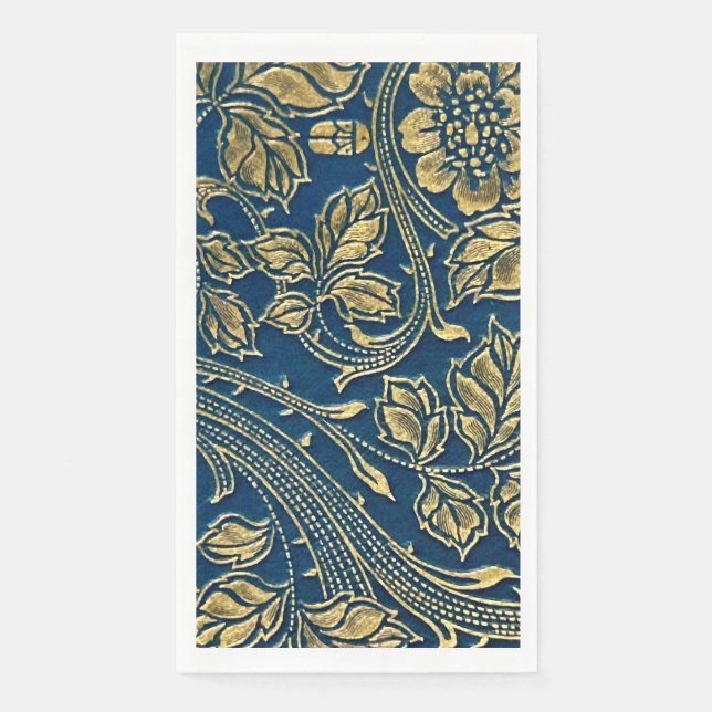 Golden Blossom Elegance  Napkin (Front)