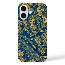 Golden Blossom Elegance Phone Case