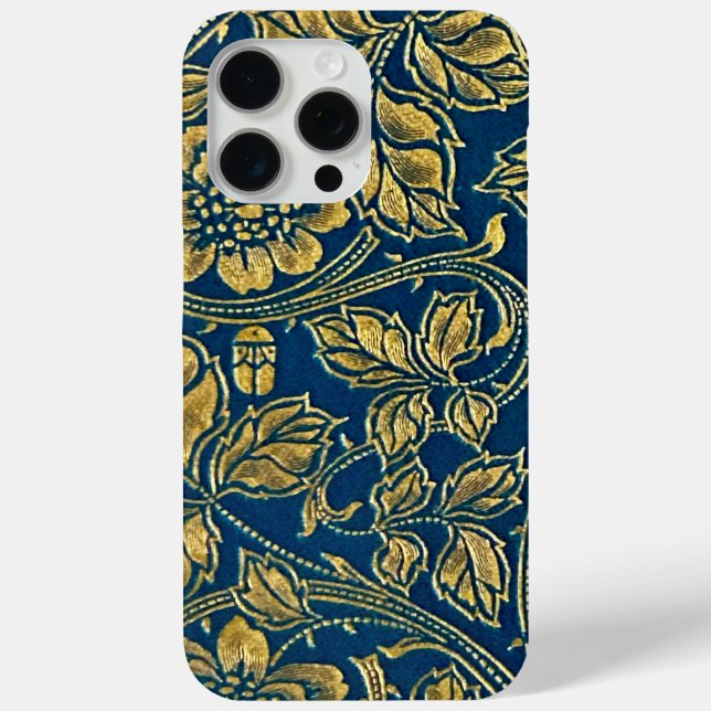 Golden Blue Elegance  Case-Mate iPhone Case (Back)