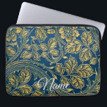 Golden Blue Elegance Laptop Sleeve<br><div class="desc">Keep your gadgets organized and protected with this durable,  stylish,  and customizable electronics bag,  designed for travel,  work,  and everyday use with ample storage for cables,  chargers,  and accessories.</div>