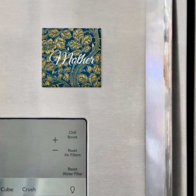 Golden Blue Elegance  Magnet (Creator Uploaded)