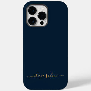 Golden blue  personalized  Case-Mate iPhone 14 pro max case