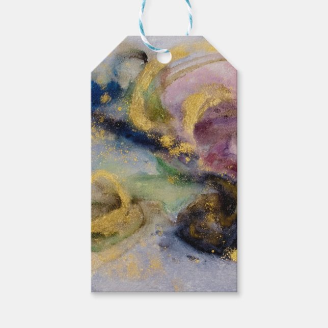 Golden blush dream gift tags (Front)