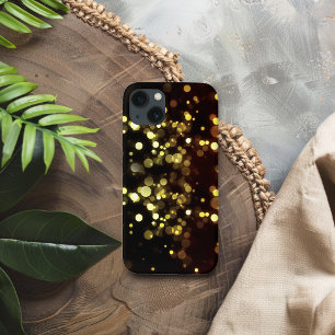 Golden Bokeh Lights Photography Lenses iPhone 13 Case