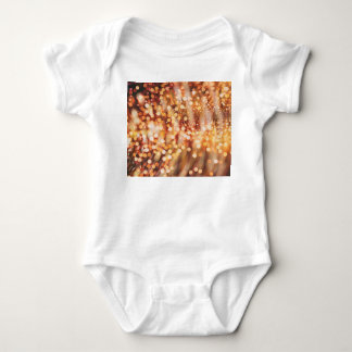 Golden Bokeh: Vintage Light Play Baby Bodysuit