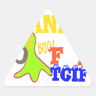 Golden Boo! Girly TGIF Thanks God Its Friday Hakun Triangle Sticker