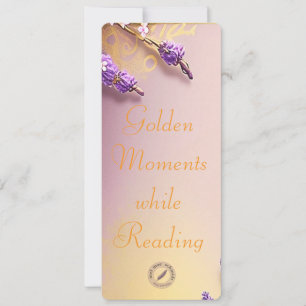 Golden Bookmark Mel Mae Schmidt Stationery Card