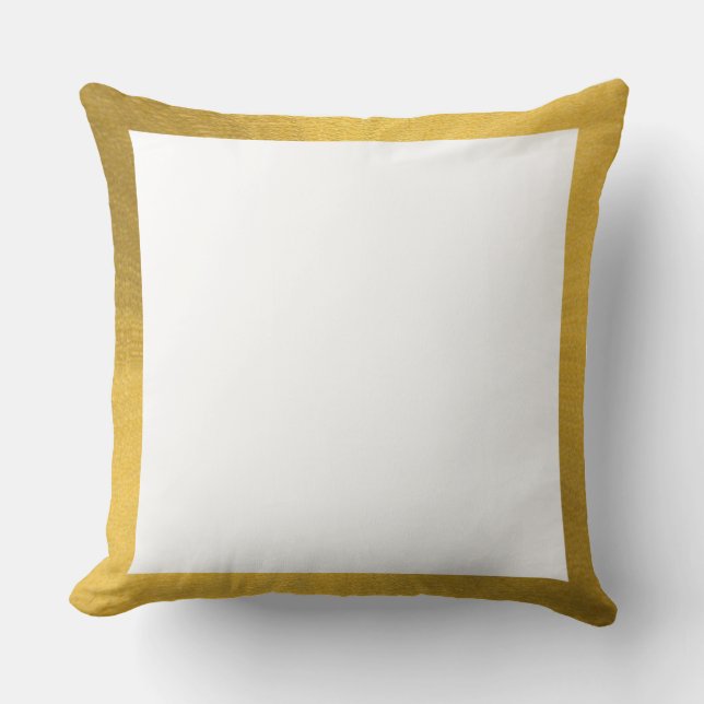 golden border cushion (Front)