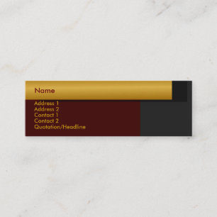 Golden Border Profile Card