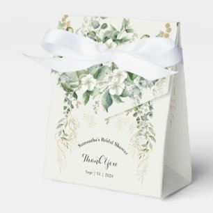 Golden Botanical Delight: Bridal Shower Favour Box
