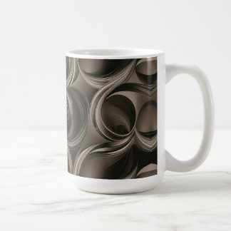 Golden Botanical Flow Elegant Coffee Mug