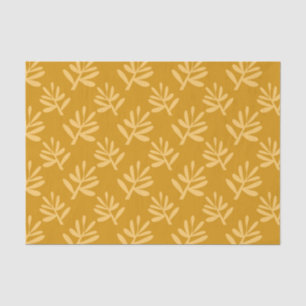 Golden Botanical Pattern Tissue Paper