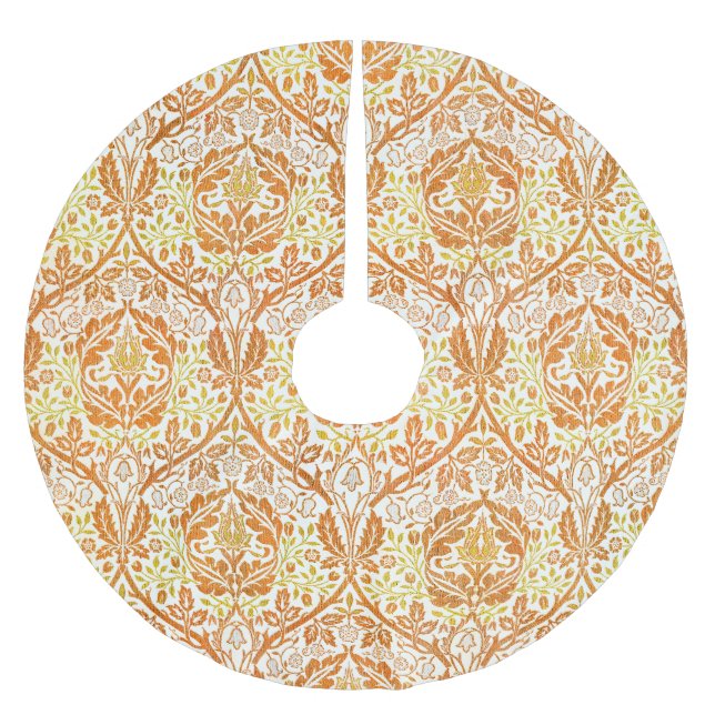 Golden Bough William Morris Vintage Art Nouveau Brushed Polyester Tree Skirt (Front)