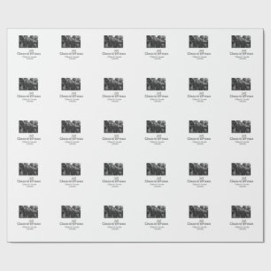 Golden bow cheers to 60 years anniversary wedding wrapping paper