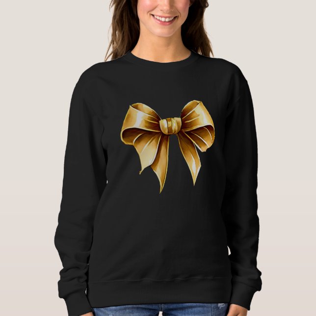 Golden Bow Sweatshirt (Front)
